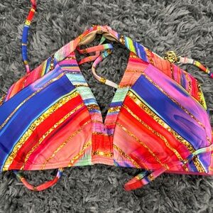 Luli Fama brand new with tags Bellamar high neck cutout